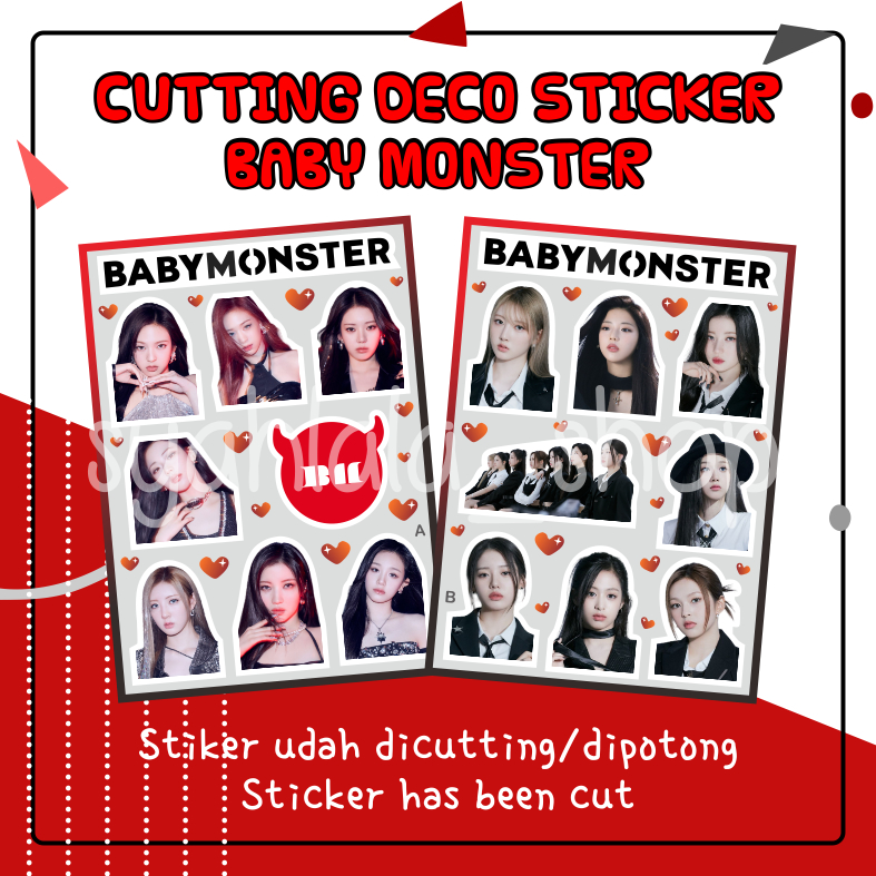 ตัดสติ๊กเกอร์ DECO BABY MONSTER BM BAEMON