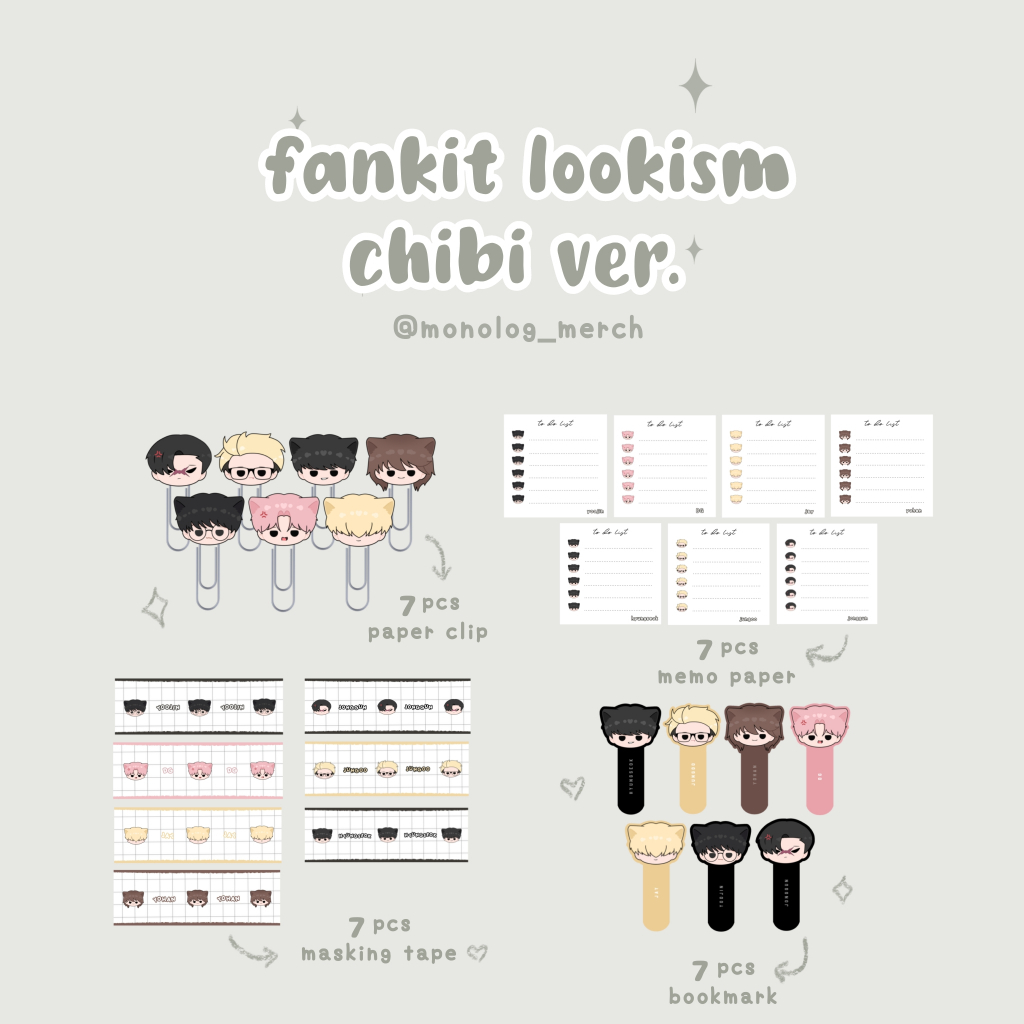 Fankit lookism chibi ver