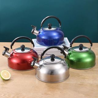IS -  TEKO AIR BUNYI - TEKO SIUL STAINLESS STEEL - TEKO PEMANAS AIR SERBAGUNA - TEKO KETTLE CAT STAINLESS ANTI KARAT SOUVENIR TEKO