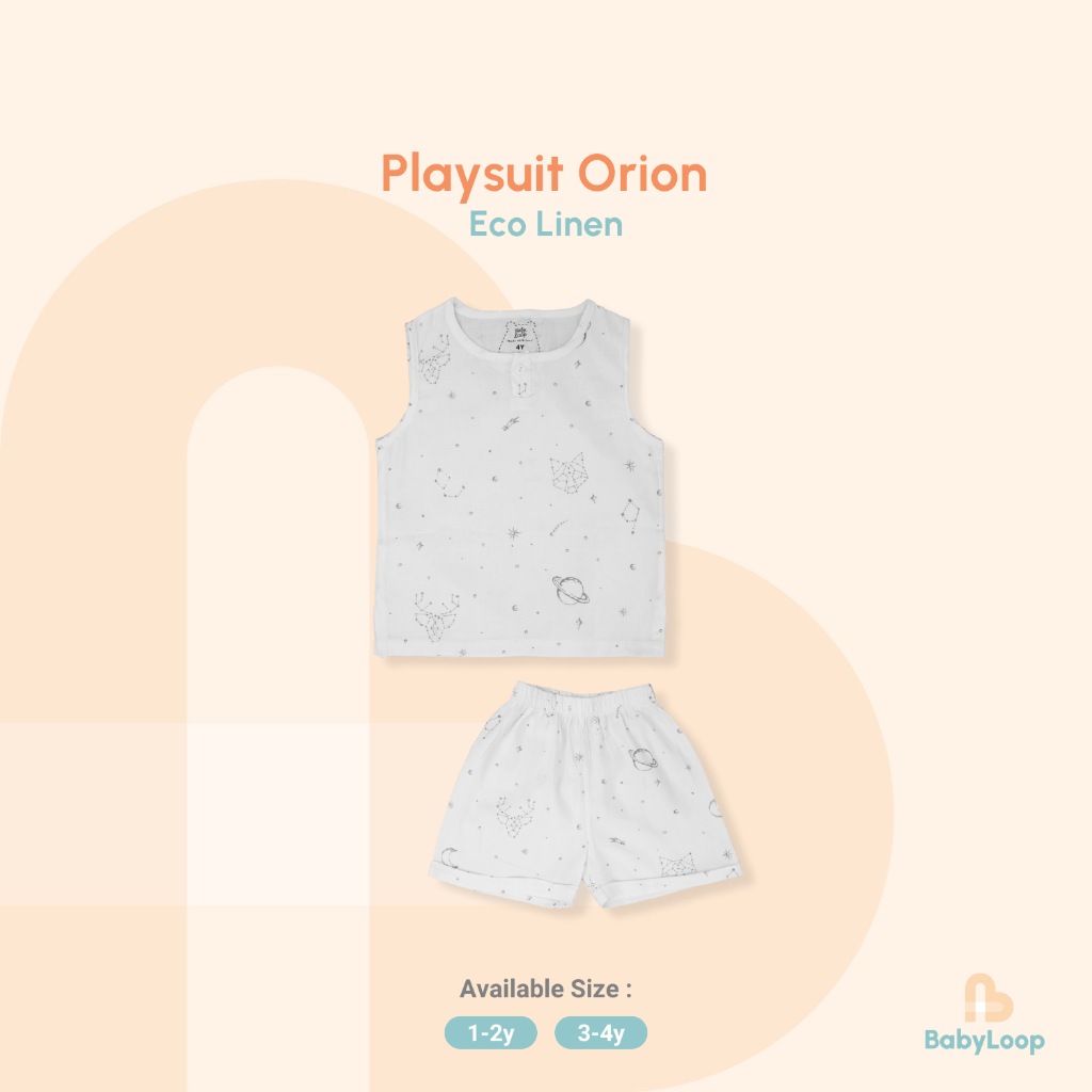 เสื้อผ้าเด็ก - Orion Playsuit - BL x Catherine Sumitri