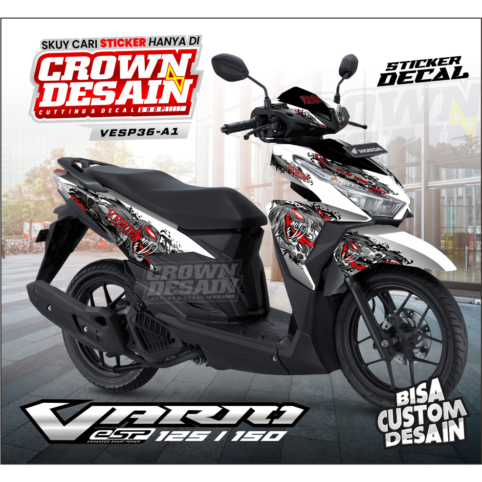DECAL VARIO 150 LED 2015 VENOM - สติ๊กเกอร์ DECAL HONDA VARIO 150 OLD - สติ๊กเกอร์ VARIO