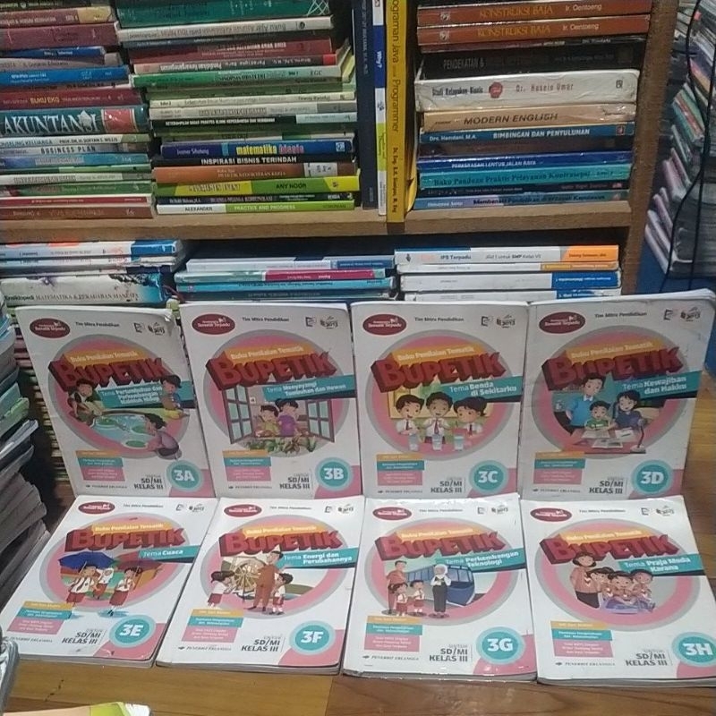 BUPETIK PACKAGE BOOK 3A, 3B, 3C, 3D, 3E, 3F, 3G, 3H SD/MI GRADE III/3 REVISION