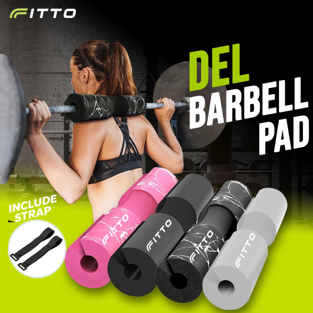 FITTO DEL Barbell Pad Thrust Pad อุปกรณ์ยกไหล่