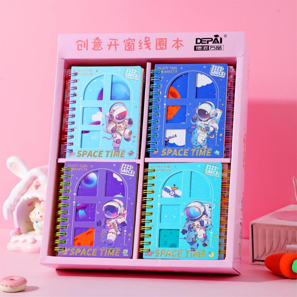 DEPAI โน๊ตบุ๊ค TYPE 888-26 UK. 87 X 112 MM CONTENTS 70 แผ่น / 80GSM - DIARY - ASTRONAUTS CHARACTER โ