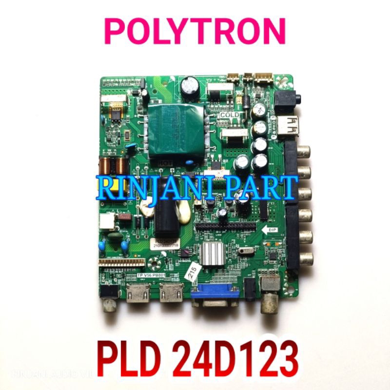 POLYTRON PLD 24D123 MB PLD24D123 TP.V56 LED TV MAINBOARD.PB801