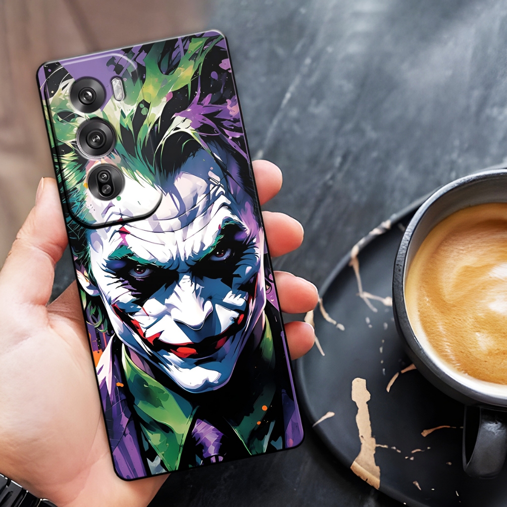 Softcase Hp OPPO RENO 12 5G / RENO 12 PRO 5G 2024 ลายใหม่ล่าสุด J0ker / Case ProCamera ยางยืดหยุ่น O