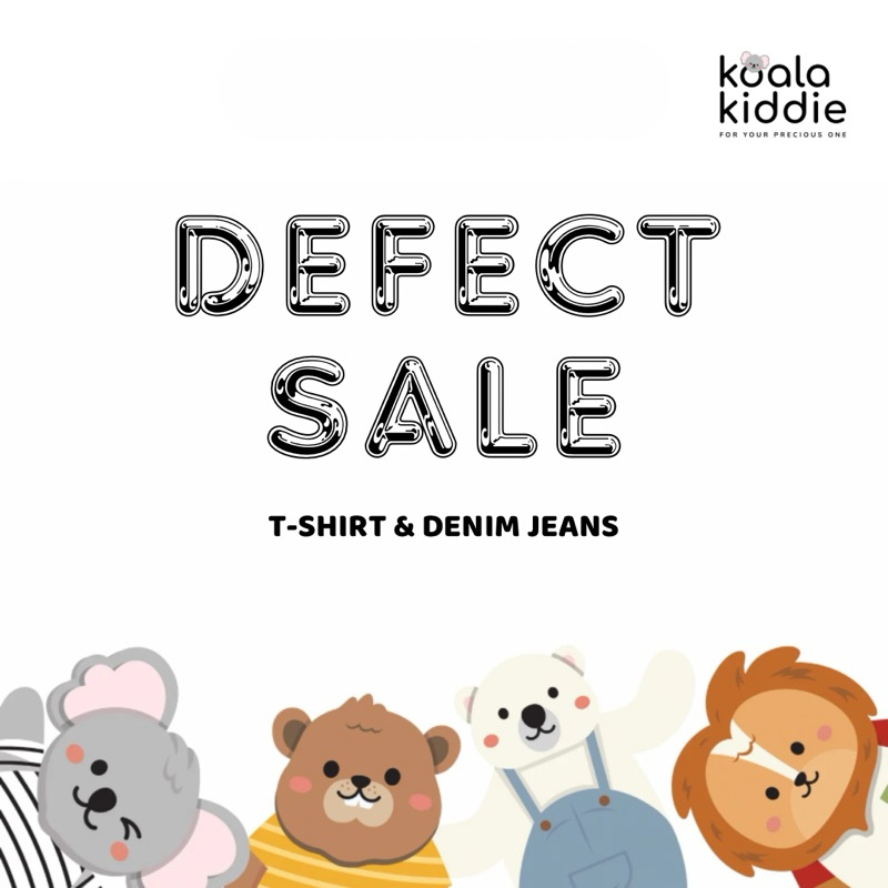 DEFECT - DEFECT PRODUCT KOALAKIDDIE เสื้อยืดและยีนส์