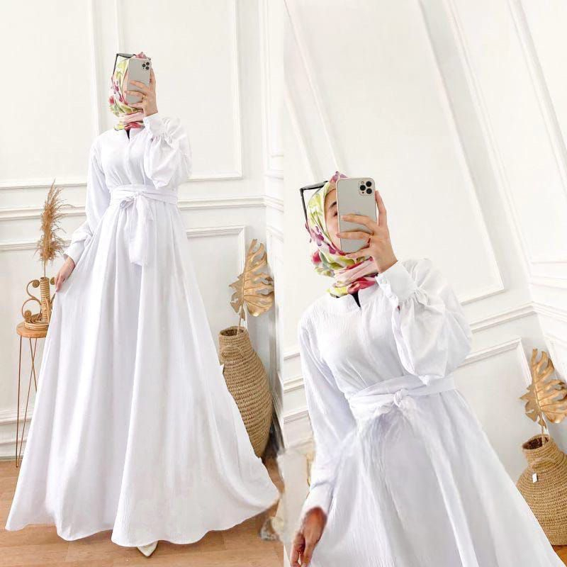 Delisa DRESS TEENAGER GAMIS CRINKEL AIRFLOW SIZE SML XL JUMBO DRESS BUSUI LATEST