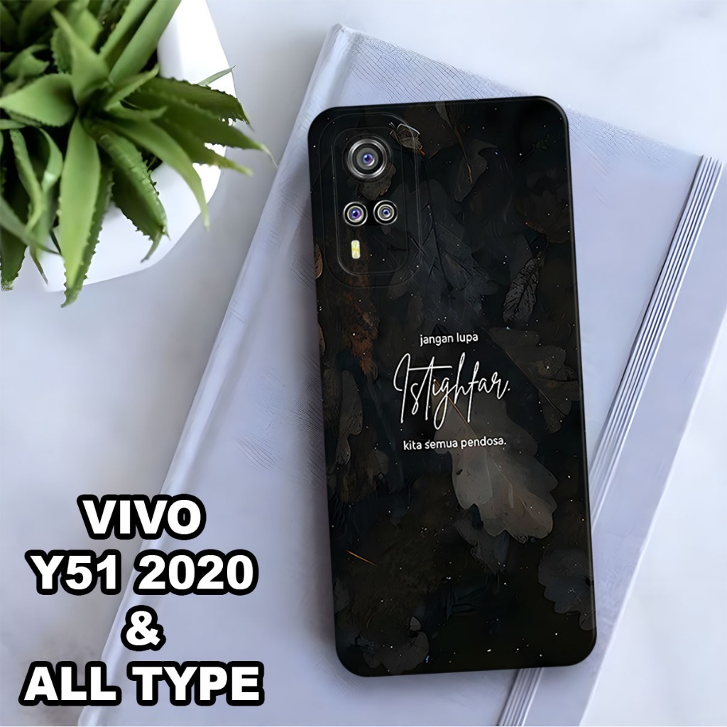 AC57/Softcase Vivo Y51 Procamera วัสดุยาง TPU คําคม Motif