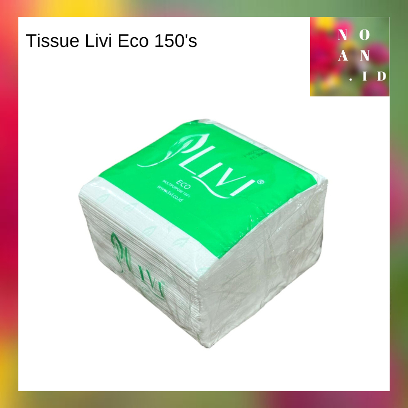 Livi eco ทิชชู่อเนกประสงค์ 150s ทิชชู่ตาราง