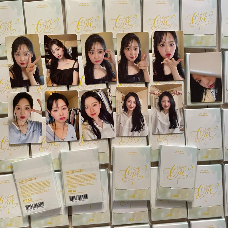 KIM JIWON MD PHOTOCARD FANMETING BE MY ONE