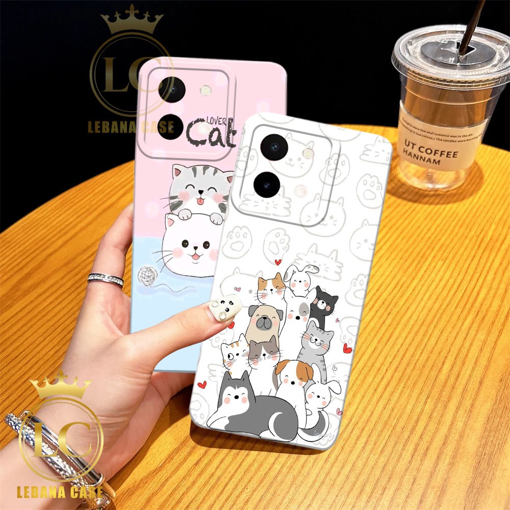 NS003 - เคสแมวสําหรับ Y28 Y18 Y03 Y02 Y02T Y15S Y01 Y17 Y15 Y12 Y21 Y21S Y33S Y27S Y27 5G Y36 Y91C Y