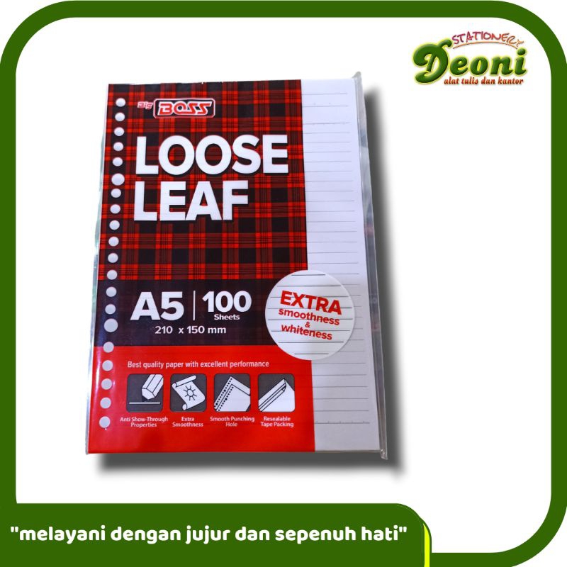 Bigboss Loose Leaf A5 100 แผ่น