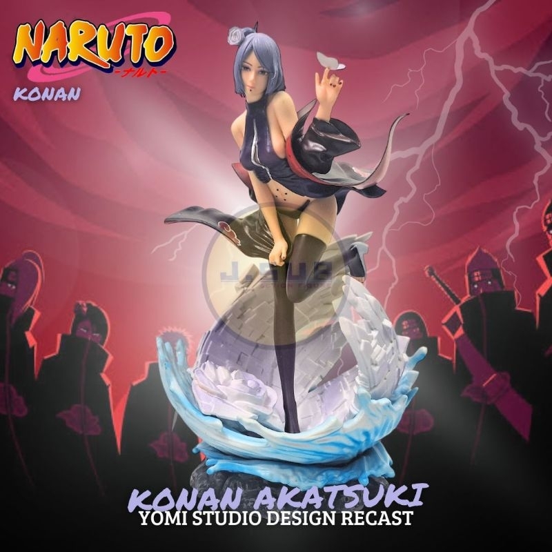 Action Figure Konan Akatsuki รูปปั้น Naruto Yomi Studio Design Recast
