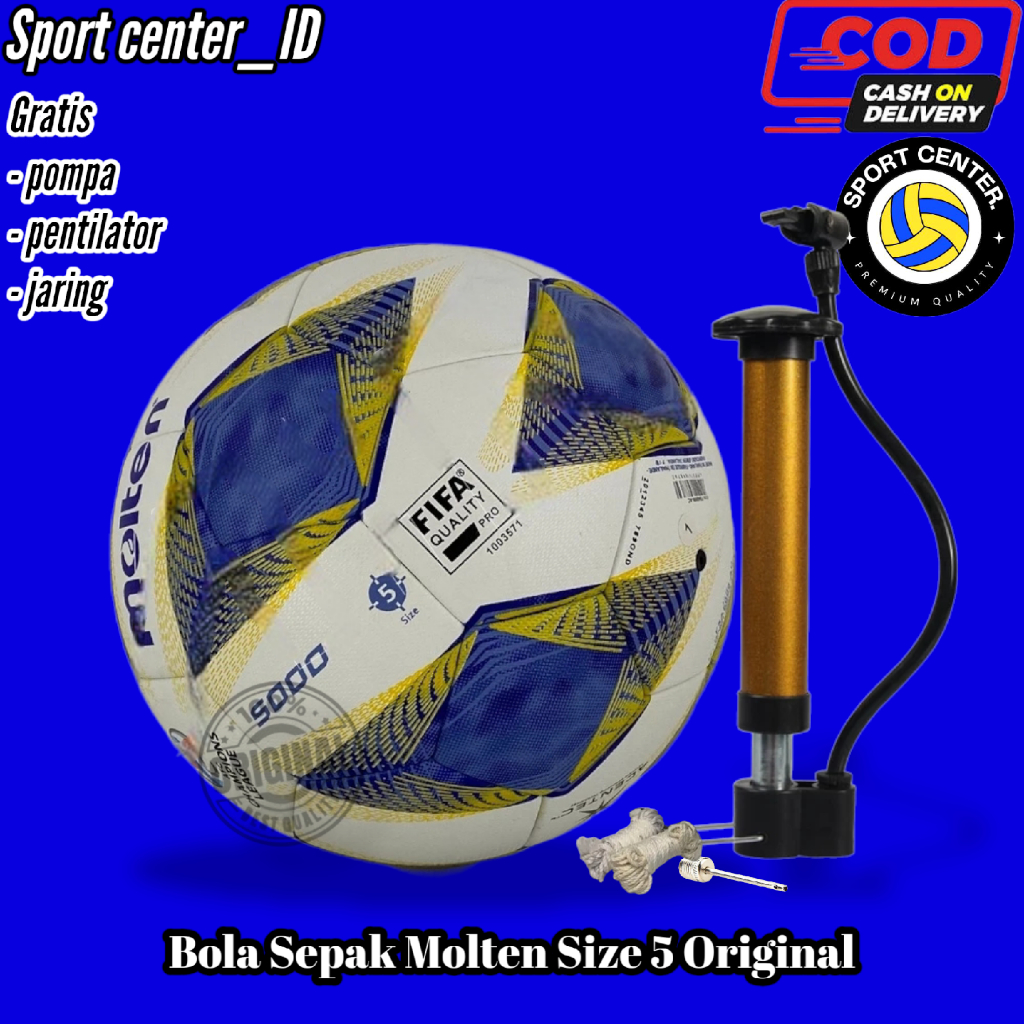 ลูกฟุตบอล Molten AFC 5000 Size 5 ของแท้ ลูกฟุตบอลผู้ใหญ่แข็งแรง ลูกฟุตบอลกดนําเข้า