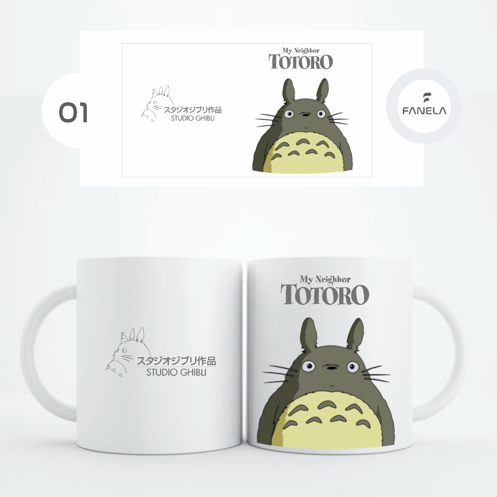 Totoro แก้วกาแฟ totoro Glass studio ghibli totoro Glass