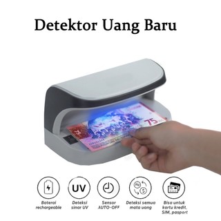 Detektor Uang Kertas - Alat Deteksi Mata Uang Palsu / AL-09 Model Baterai Detektor Uang Kertas Desktop Portabel