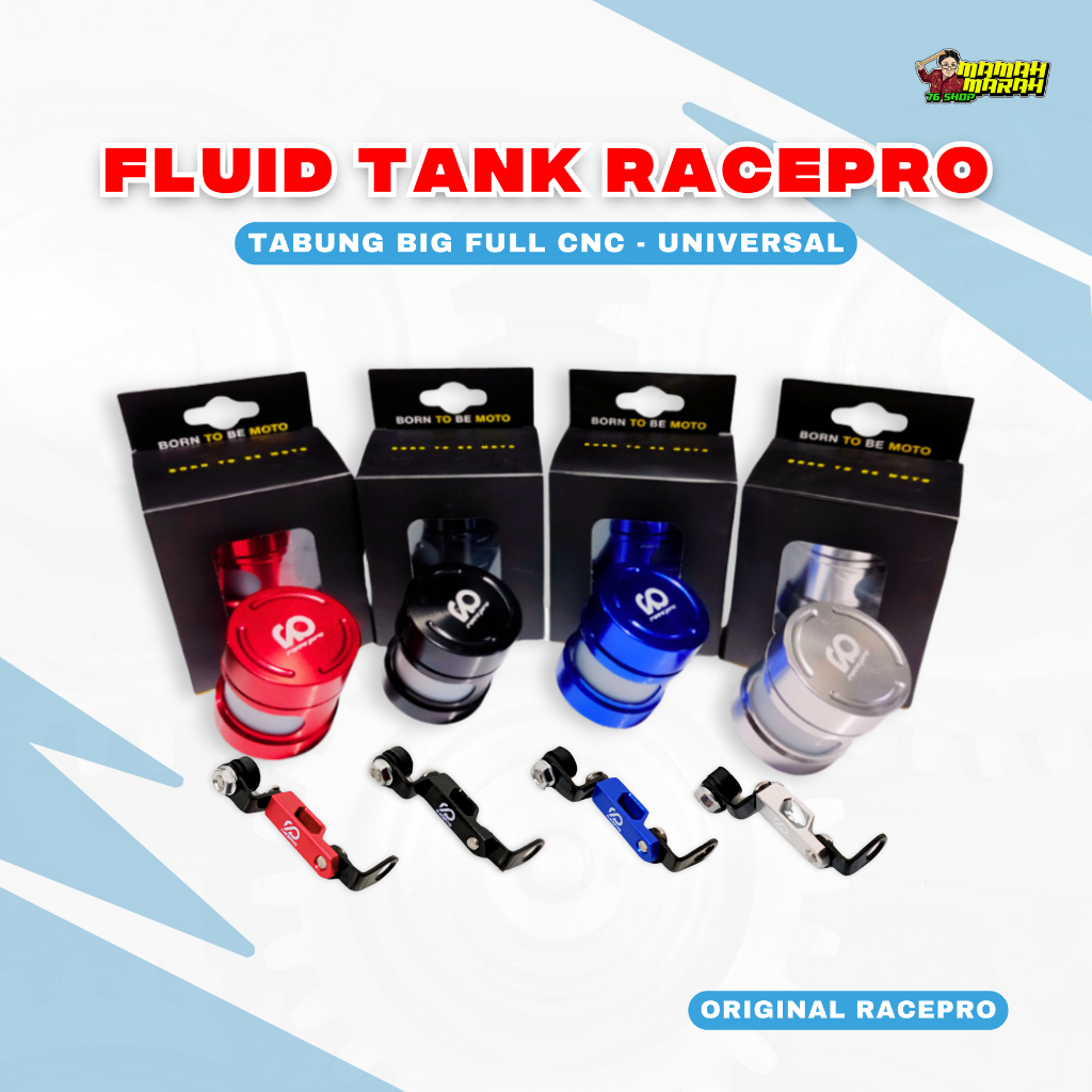 RACEPRO BIG FUILD BRAKE FLUID TANK LIGHTECH CNC BRAKE FLUID TANK RPD BRAKE FLUID TANK
