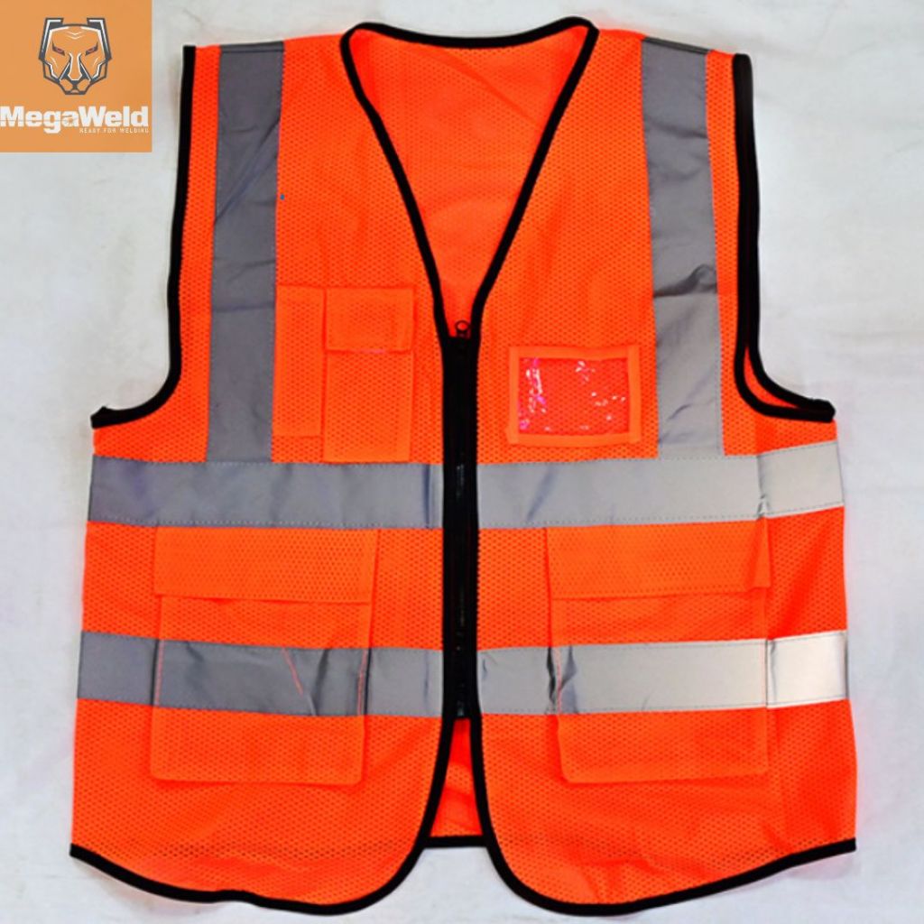 ข้อเสนอใหม่ SAFETY VEST PROJECT NET VEST MULTI POCKET REFLECTIVE CONSTRUCTION VEST