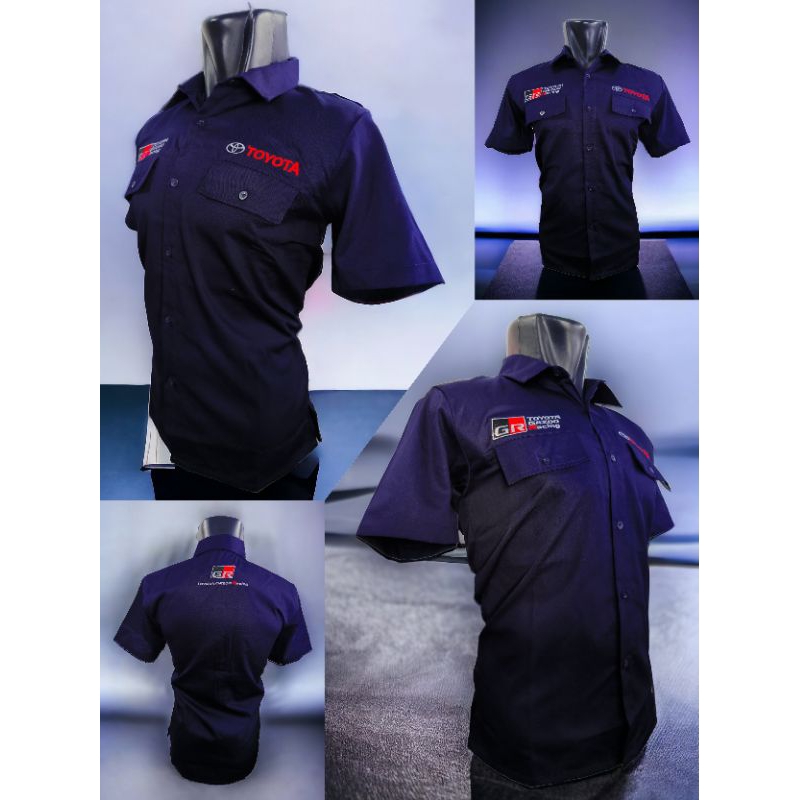 Kemeja เสื้อยูนิฟอร์ม Toyota Yugata Navy