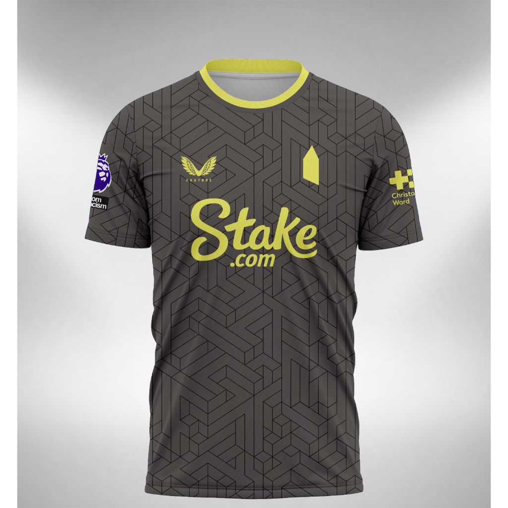 เสื้อเจอร์ซีย์ Everton Away 2024 2025 Full Patch EPL