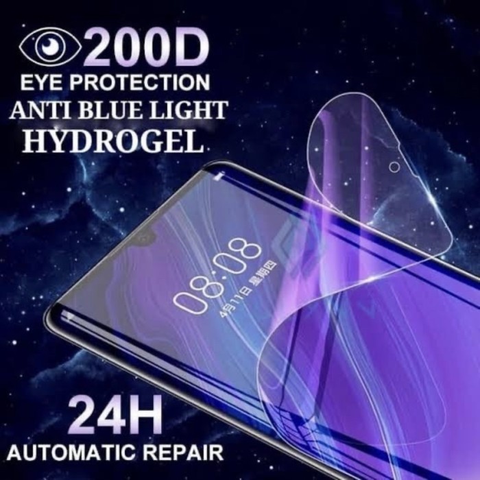 โบ0เอ็ม! ไฮโดรเจล BLUE A Bluelight CLEAR XIAOMI POCO C85 C75 C71 C65 M7 Pro M6 M5 M5s M4 Pro M3 Pro 