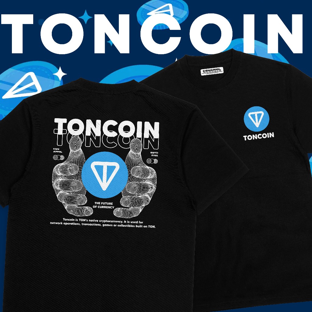 เสื้อยืด Crypto TON COIN "TONCOIN Streetwear" - เสื้อยืด Crypto Blockchain / Crypto Token / Crypto T