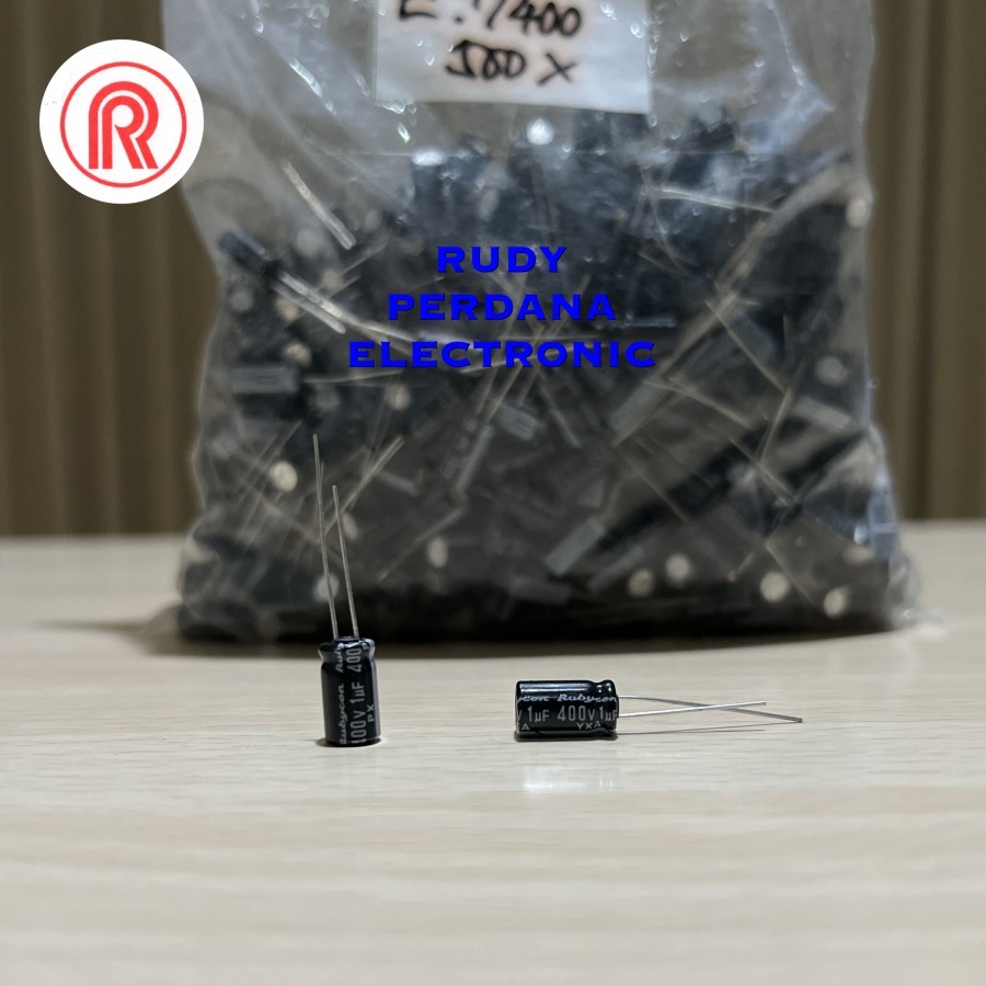 คาปาซิเตอร์ ELCO ELKO 1UF 400V 1 UF 400 VOLT