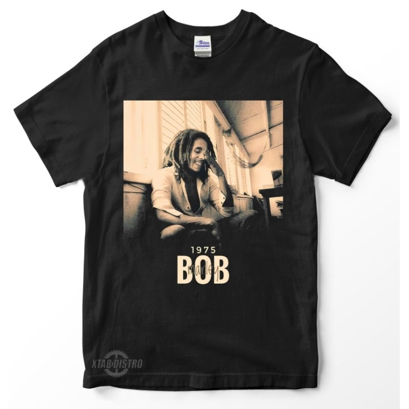 เสื้อยืด Bob MARLEY 1975 เสื้อยืดวินเทจเร้กเก้ไม่มีผู้หญิงไม่มีร้องไห้