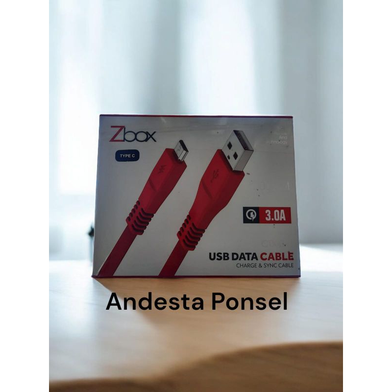 (กล่อง) ZBOX USB DATA CABLE CTX-01 CHARGE & SINC CABLE TYPE-C