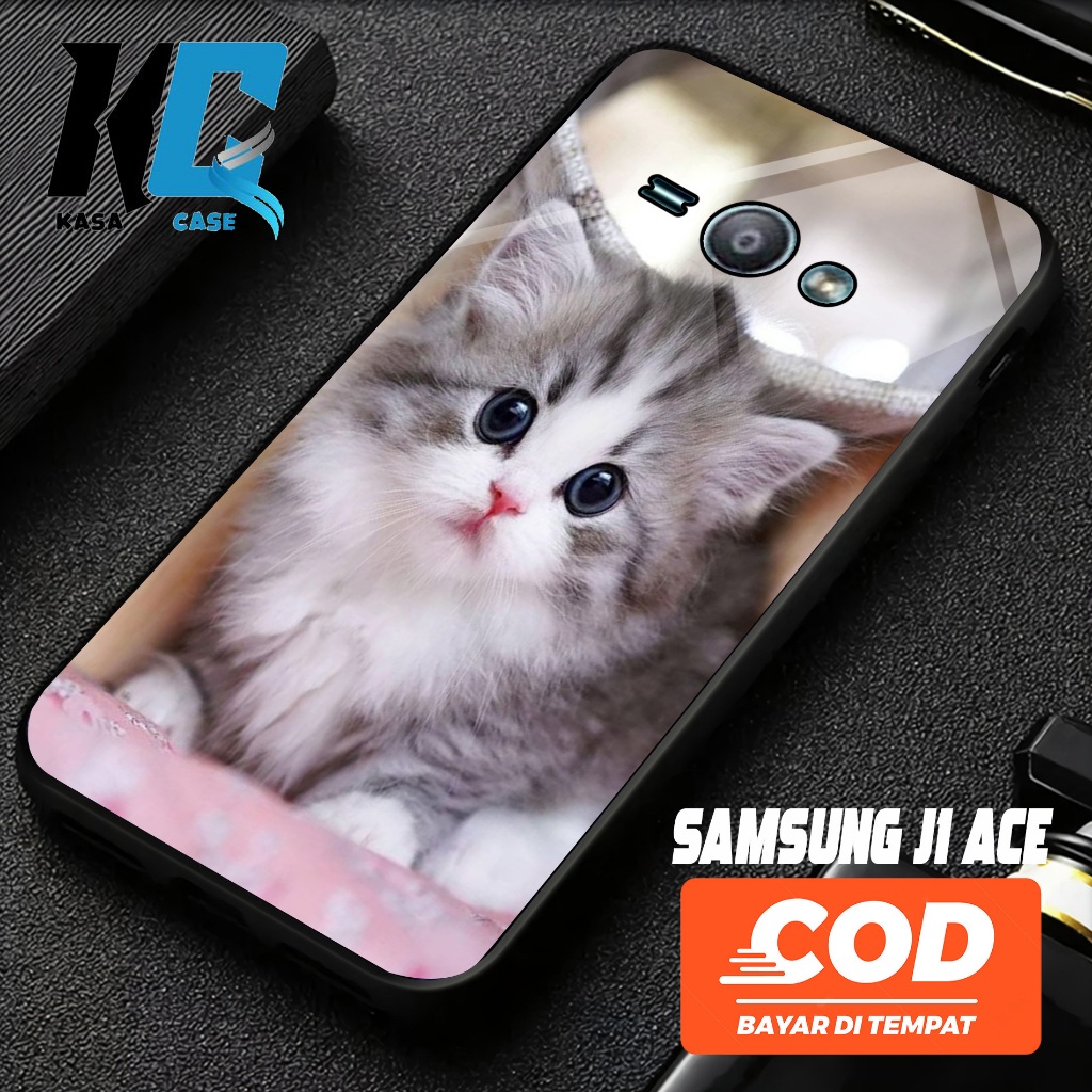 KASA CASE - Case SAMSUNG J1 ACE Fashion cartoon CAT mix Fashion Case Flwr Casing Hp Case Hardcase Ba