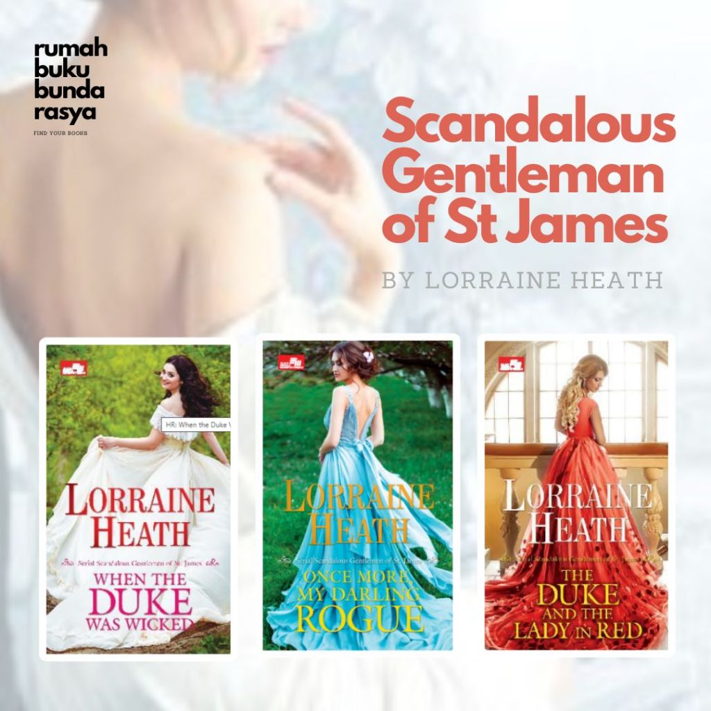 Fullset Scandalous Gentleman of st james series โดย Lorraine heath นวนิยายโรแมนติกประวัติศาสตร์แปลเม