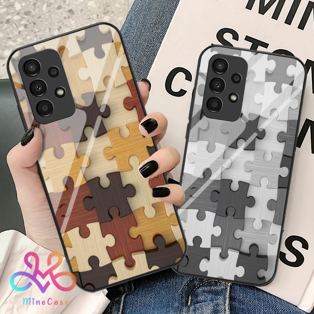 {Q23} Softcase Kaca Glossy SAMSUNG A13 4G - เคส HP SAMSUNG A13 4G