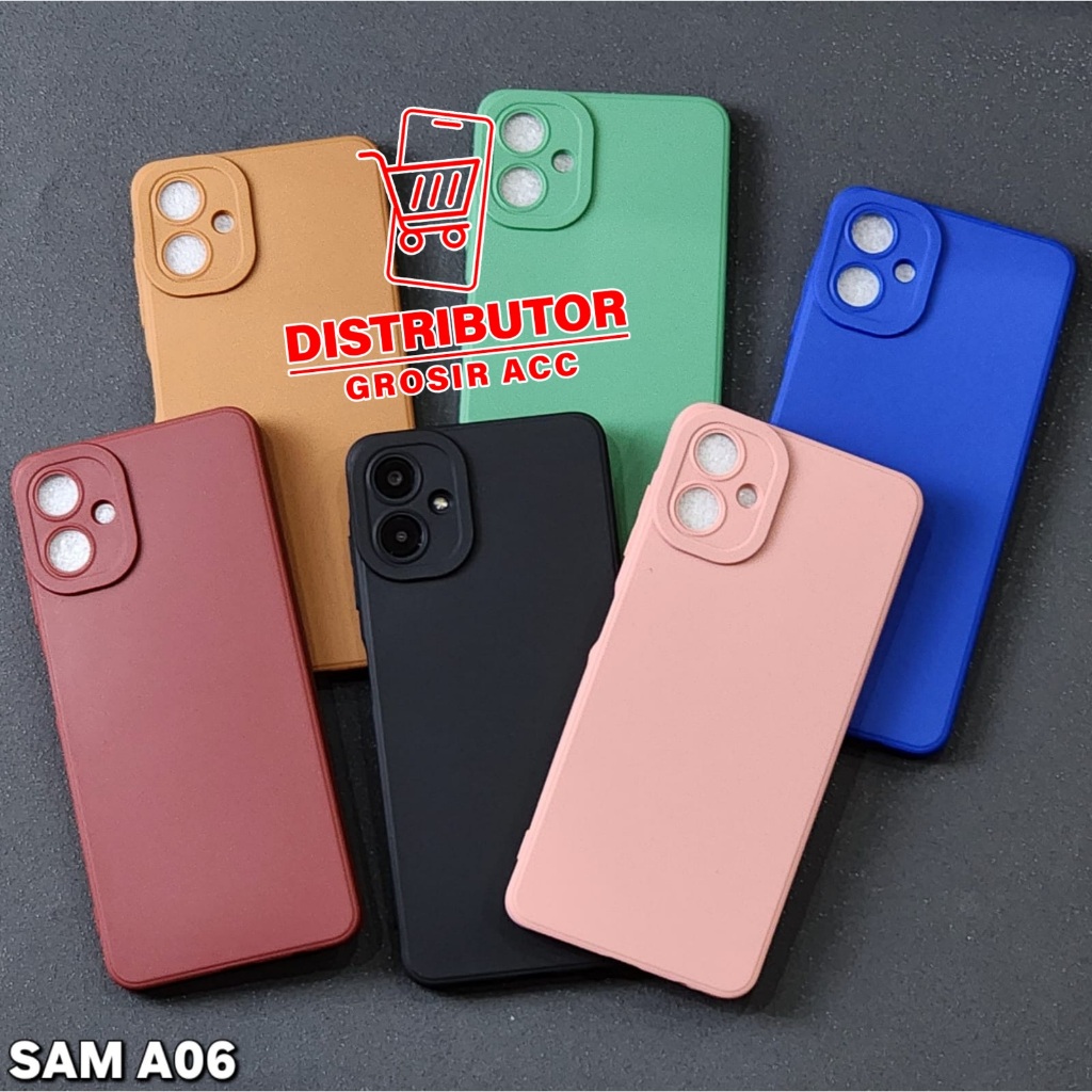 SAMSUNG A06 CASE MACAROON PRO CAMERA CASE SAMSUNG A06