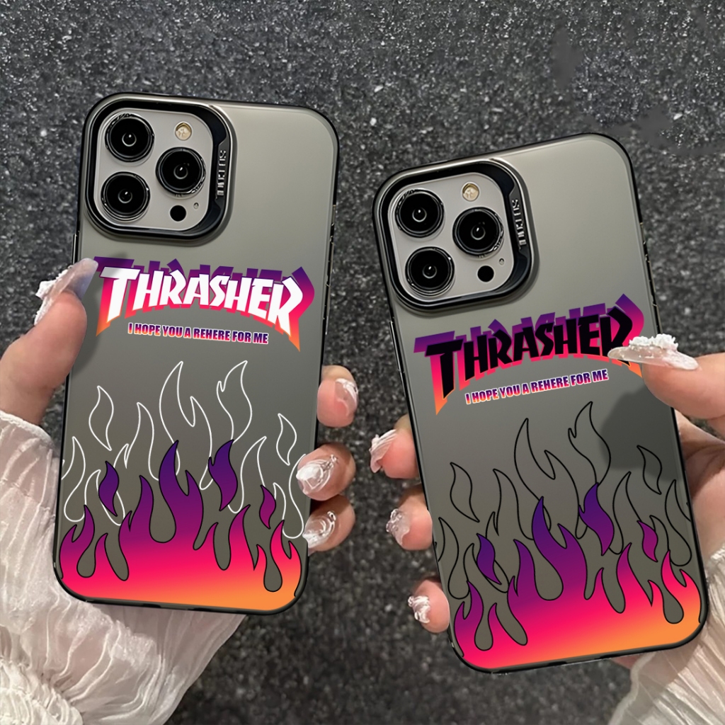 SIZA HOLOGRAM IMD PHON CASE IPHONE 7 8 7 PLUS 8 PLUS XR THRASHER ALL TYPE SMARTPHONE ใหม่ล่าสุด CASI