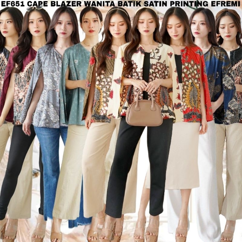 EF651 ผู้หญิง OFFICE BLAZER MODERN BLAZER/ผู้หญิง OUTWEAR