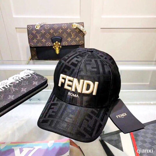 หมวกเบสบอล ปักลาย Fendi Roma FN FF สีทอง นําเข้าจากพรีเมียม สําหรับผู้ชาย และผู้หญิง