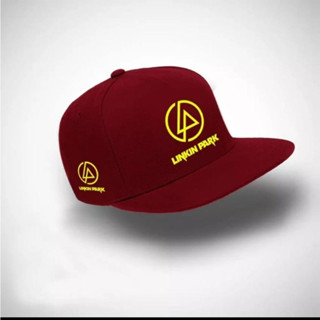 หมวกสแน็ปแบ็ก Linkin Park Logo est15 USA สีเหลือง พรีเมี่ยม