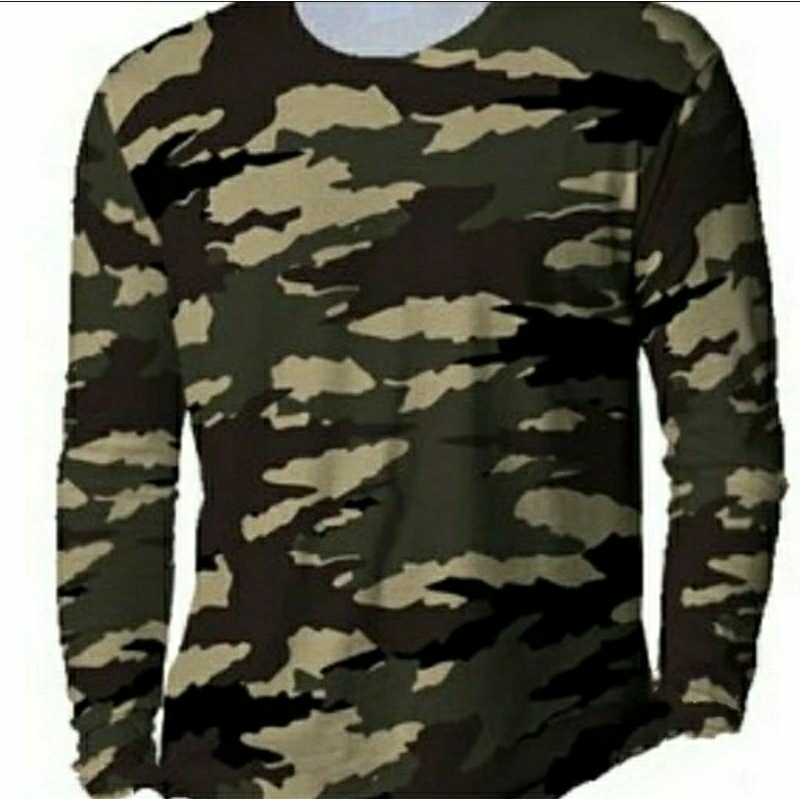 เสื้อยืด COLORFUL สําหรับผู้ชาย, ARMY, ARMY, ARMY SHIRT สําหรับผู้ชาย, เสื้อแขนยาว