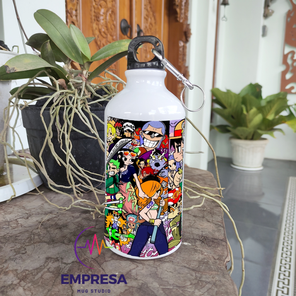 Luffy VS The New World Mug Canvas Polyester Tote Bag Bottle Sport