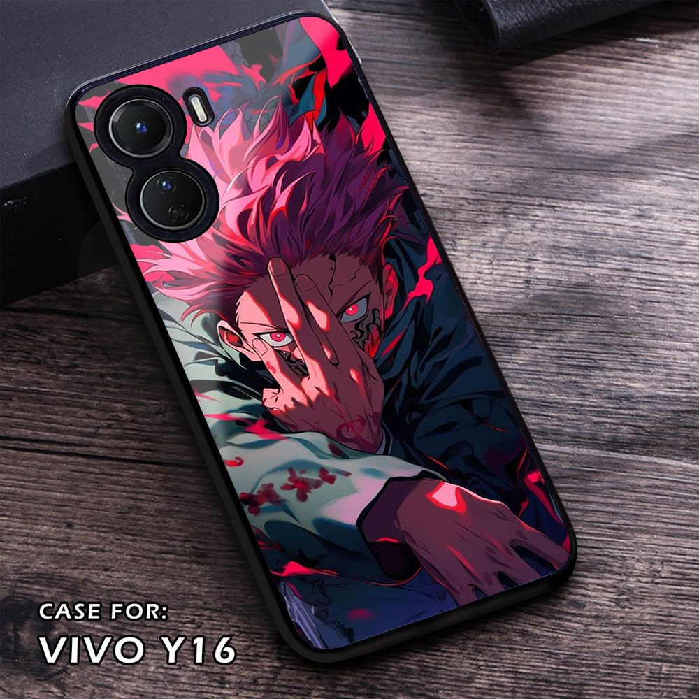HP Vivo Y16 Hardcase 2D Glossy Case ลายล่าสุด ( GOJOS1) Custom Case - Aesthetic Case - Anime Case - 
