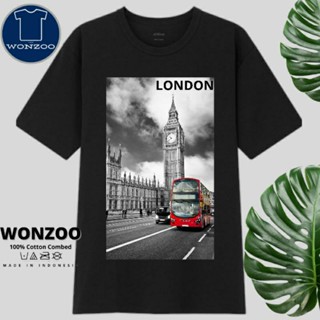 เสื้อยืด SOUVENIR LONDON/ENGLAND/ENGLAND/UK คุณภาพดี