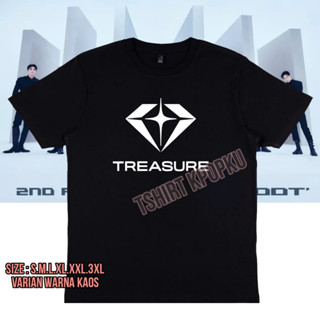 เสื้อยืด พิมพ์ลายโลโก้ kpop Treasure อัลบั้ม REBOOT สไตล์เกาหลี 22 ซม.