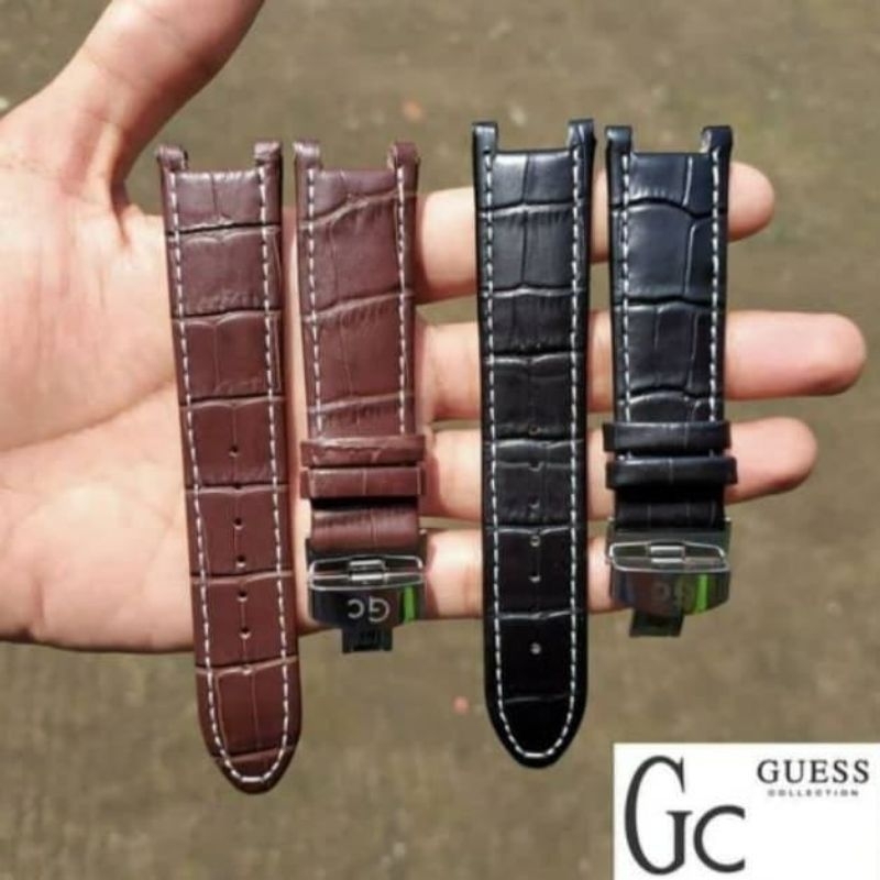 Guess collection Gc สายนาฬิกาหนัง 22mm