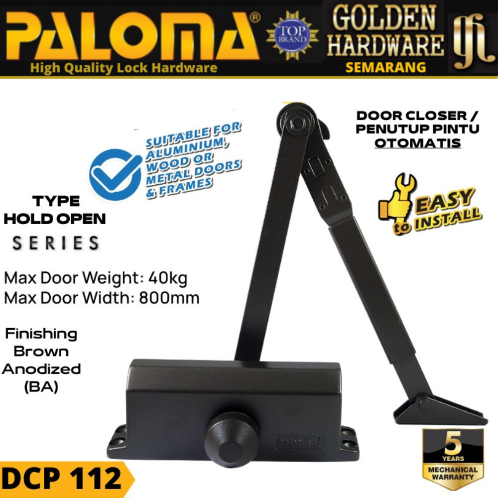 PALOMA DCP 112 ประตู 900-HO ปิดอัตโนมัติ