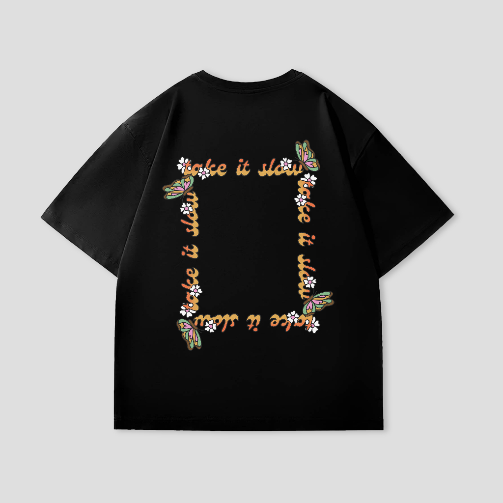 MADMAN เสื้อยืดโอเวอร์ไซส์ TAKE IT SLOW | HO DMDM - 95