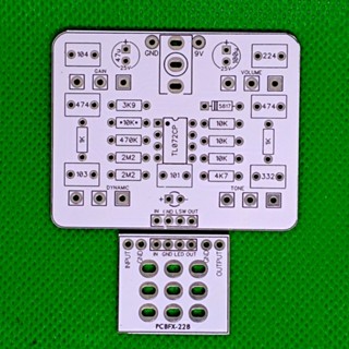 แป้นเหยียบเอฟเฟคกีตาร์ PCBFX-228 สไตล์อังกฤษ DIY