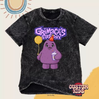 เสื้อยืด พิมพ์ลาย Grimace shake mcd ฟรีชื่อ