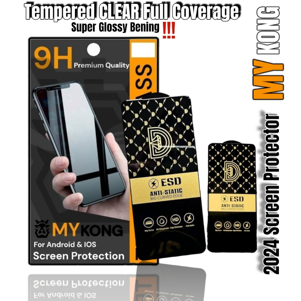 Hitam 2024 Tempered ORIGINAL MY KONG CLEAR REALME NARZO 50 50A 50i Prime 30 30A 20 GT Master GT 2 PR