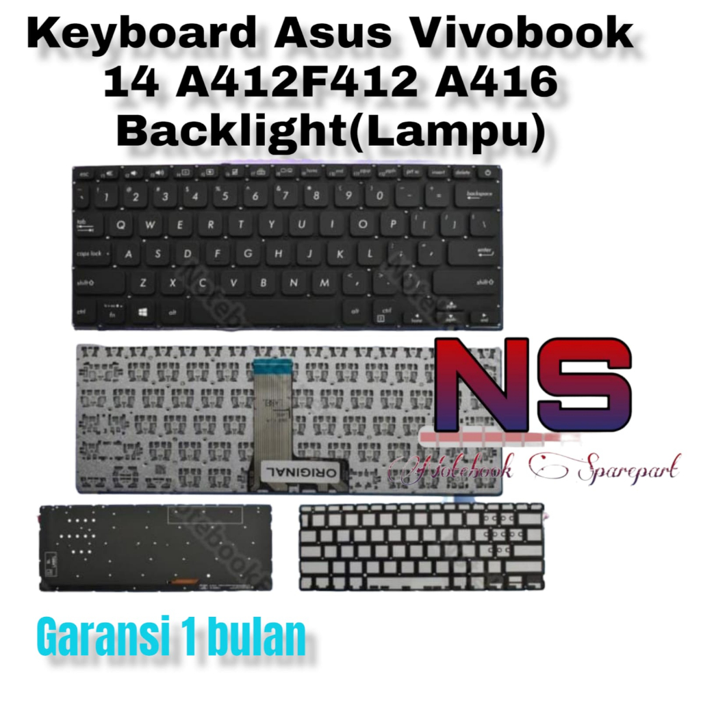 Asus A412 A412DA A412F A412FL A412U A412D A412UA X412 F412 M412 Backlight/โคมไฟ